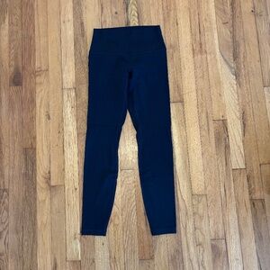 Navy align lululemon leggings size 6